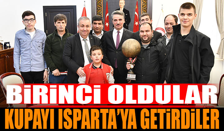 Türkiye Erkekler Goalball Şampiyonası’nda 1. olarak kupayı şehrimize getirdiler