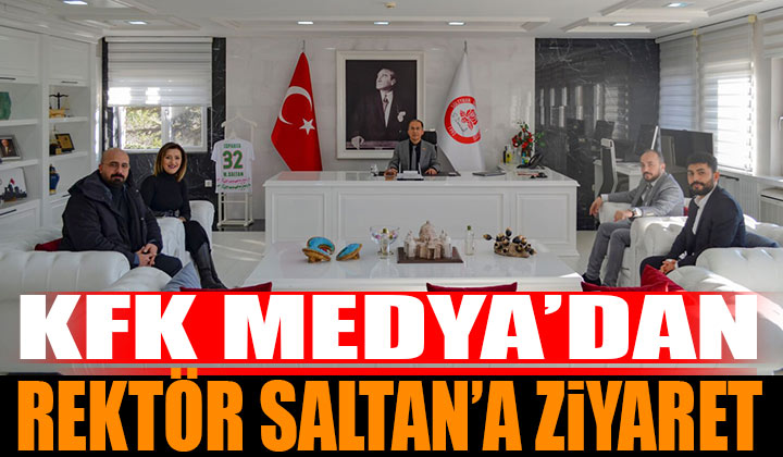KFK Medya’dan SDÜ Rektörü Mehmet Saltan’a Ziyaret