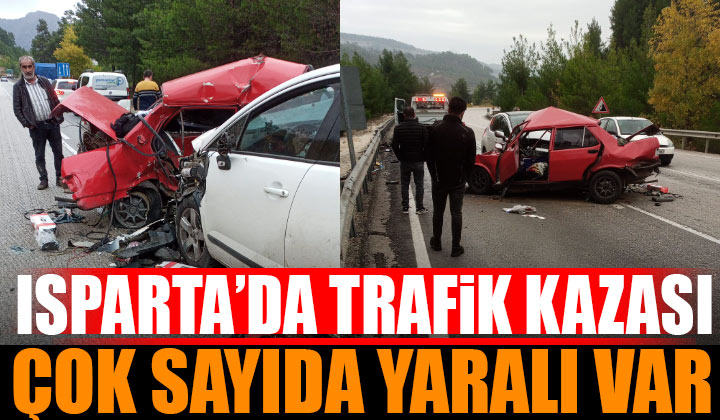 Antalya – Isparta yolunda yeni kaza yaralılar var
