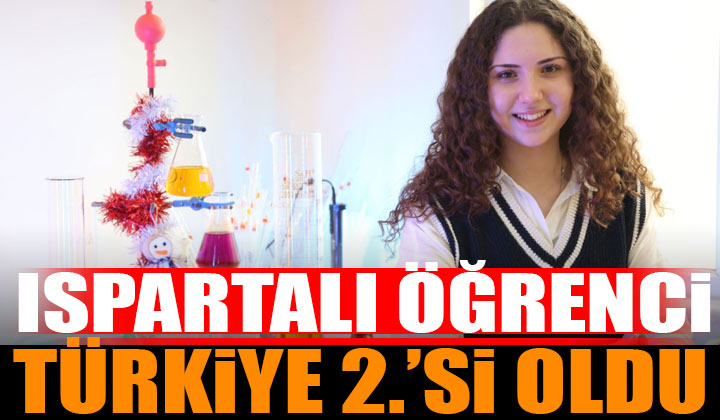 Ispartalı Bahar Yıldırım Yarışmada Türkiye ikincisi oldu