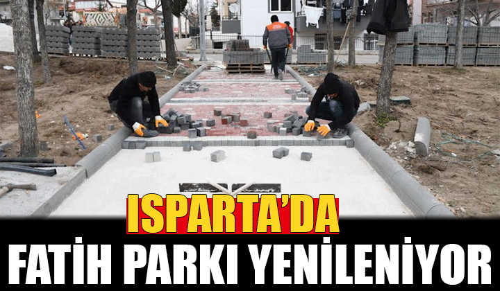 Fatih Parkı yenileniyor