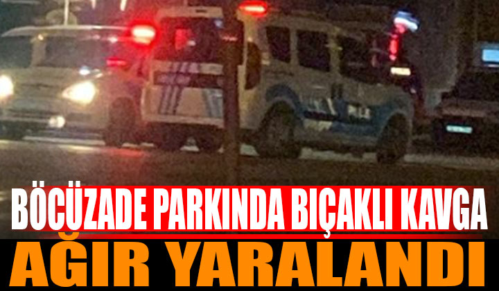 Böcüzade Parkında Bıçaklı Kavga Ağır Yaralandı