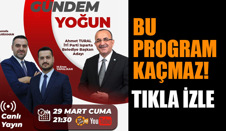 Ahmet Tural TV32 Ekranlarında Canlı Yayında Tıkla İzle